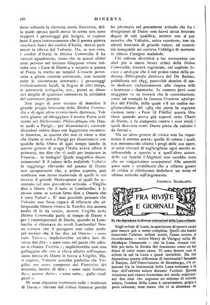 Minerva rassegna internazionale