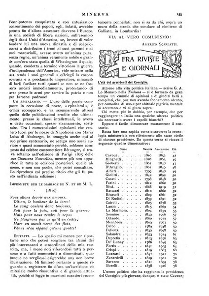 Minerva rassegna internazionale