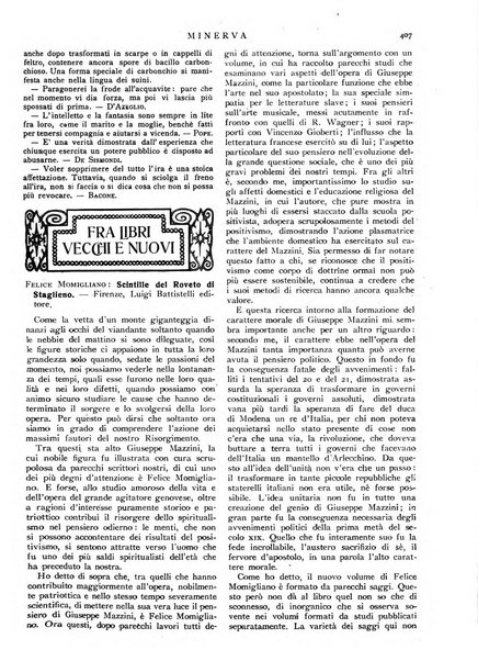 Minerva rassegna internazionale