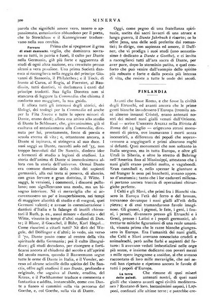 Minerva rassegna internazionale