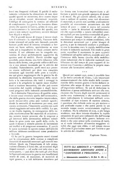 Minerva rassegna internazionale