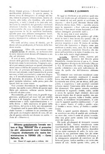 Minerva rassegna internazionale