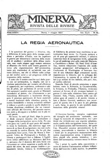 Minerva rassegna internazionale