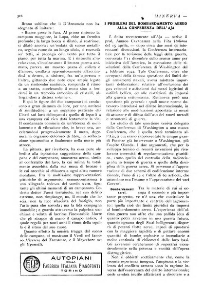 Minerva rassegna internazionale