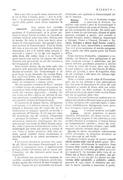 Minerva rassegna internazionale