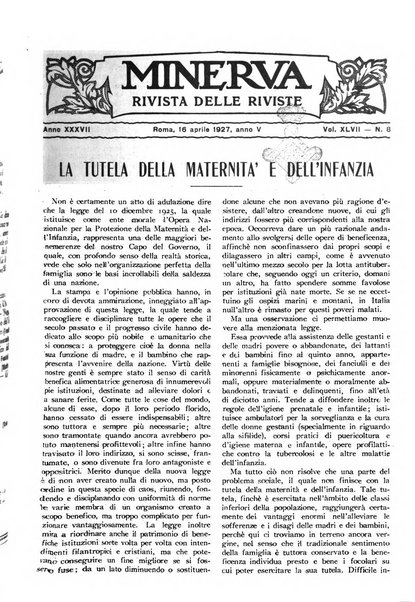 Minerva rassegna internazionale