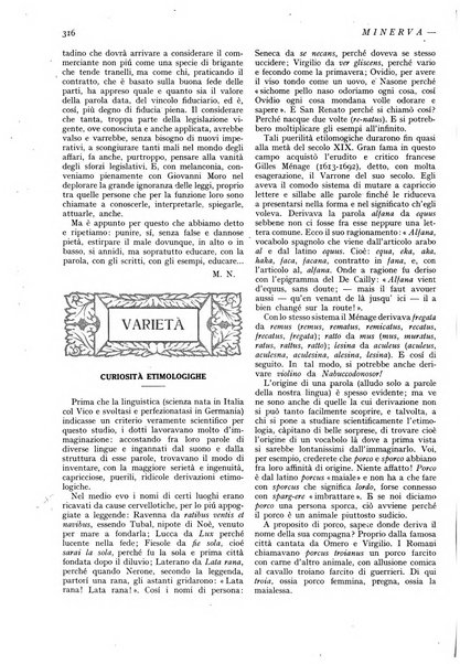 Minerva rassegna internazionale