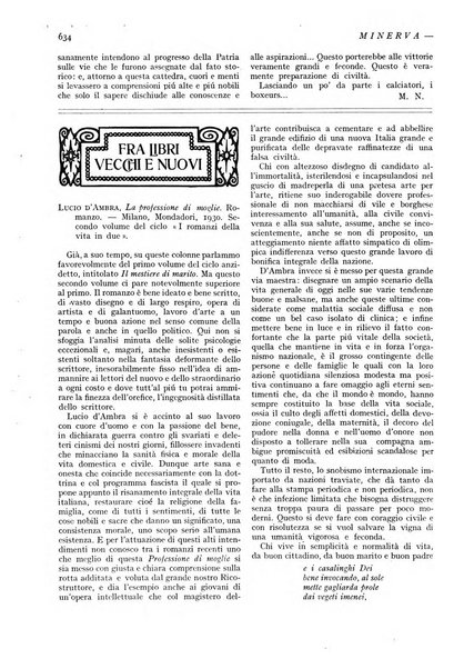 Minerva rassegna internazionale