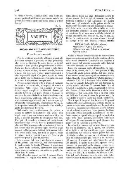 Minerva rassegna internazionale