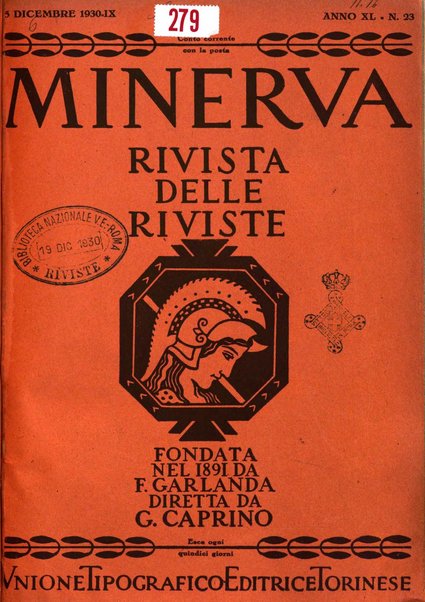 Minerva rassegna internazionale