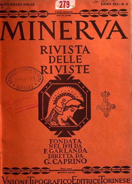 Minerva rassegna internazionale