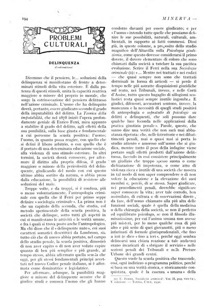 Minerva rassegna internazionale