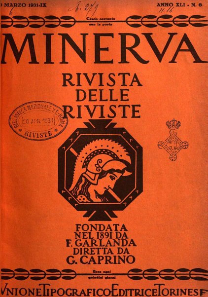 Minerva rassegna internazionale