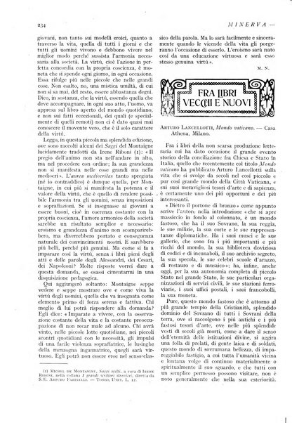 Minerva rassegna internazionale