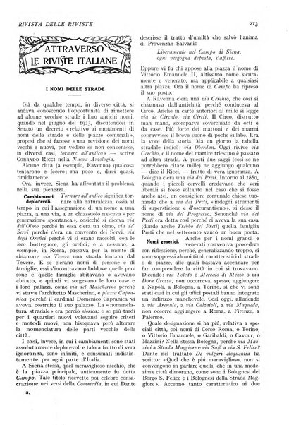 Minerva rassegna internazionale