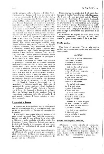 Minerva rassegna internazionale