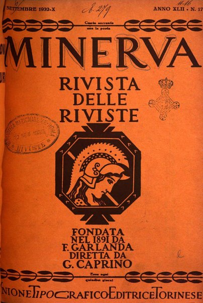Minerva rassegna internazionale