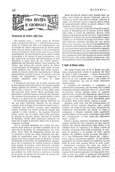 Minerva rassegna internazionale