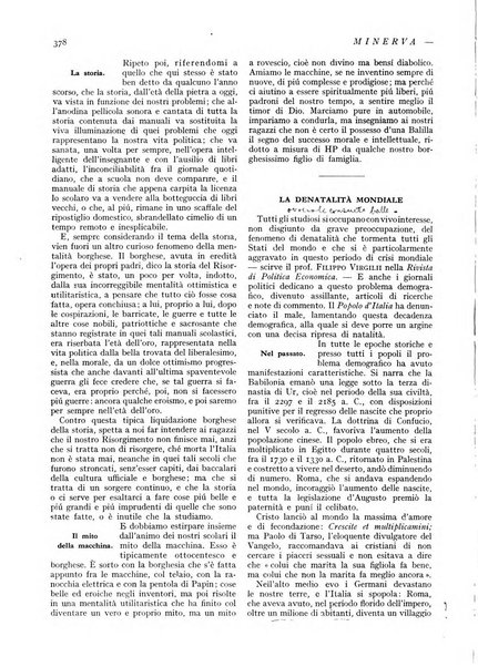 Minerva rassegna internazionale