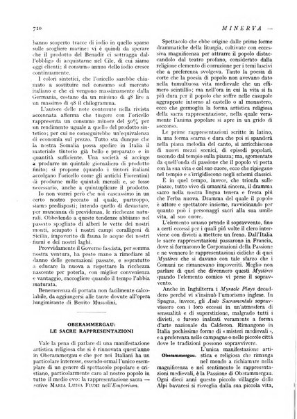 Minerva rassegna internazionale