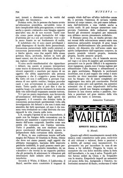 Minerva rassegna internazionale