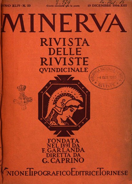 Minerva rassegna internazionale