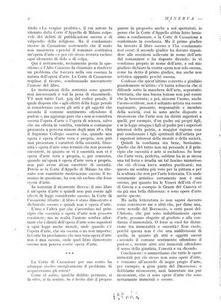 Minerva rassegna internazionale