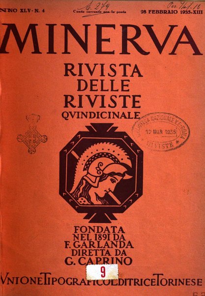 Minerva rassegna internazionale