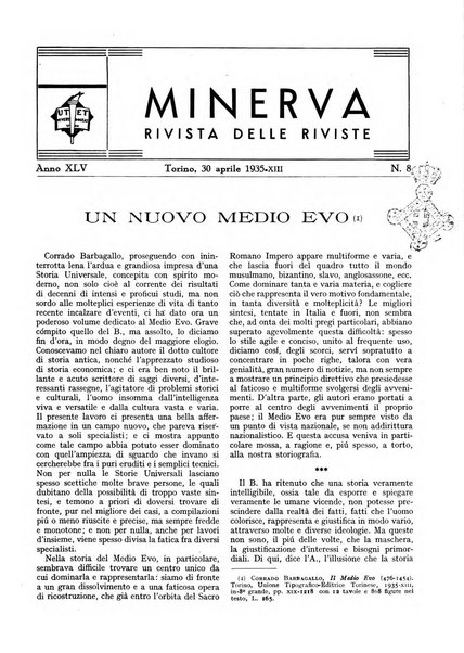 Minerva rassegna internazionale