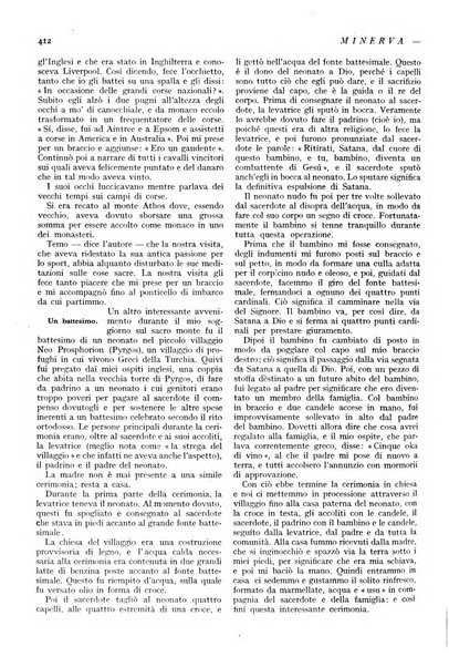 Minerva rassegna internazionale