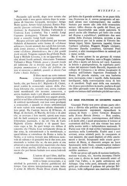 Minerva rassegna internazionale