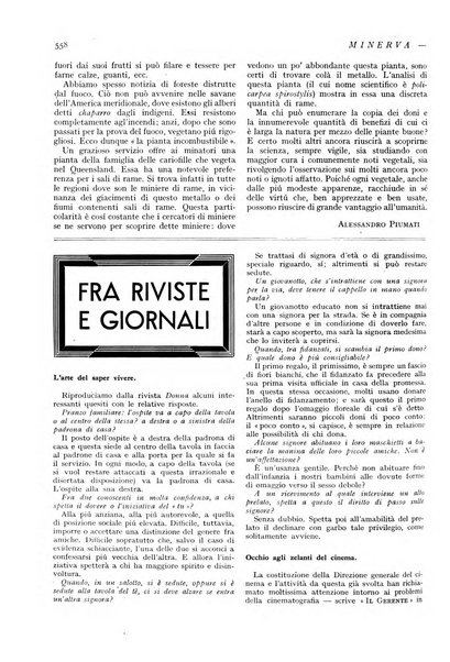 Minerva rassegna internazionale