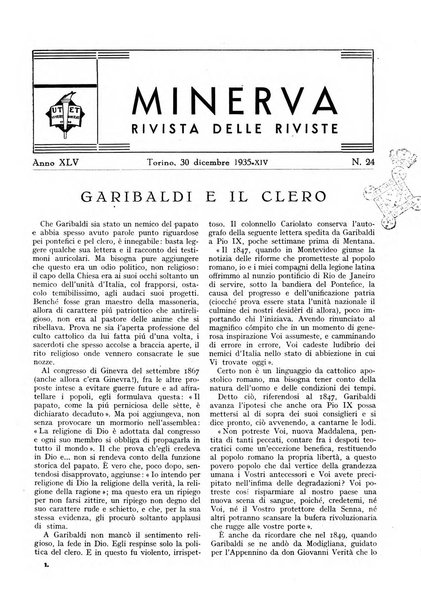 Minerva rassegna internazionale