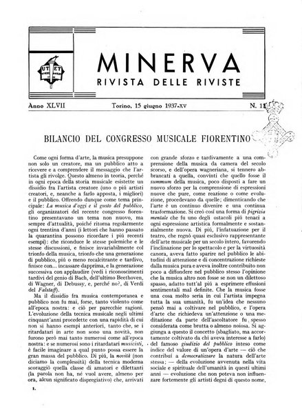 Minerva rassegna internazionale