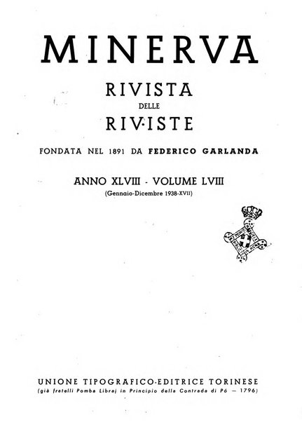 Minerva rassegna internazionale