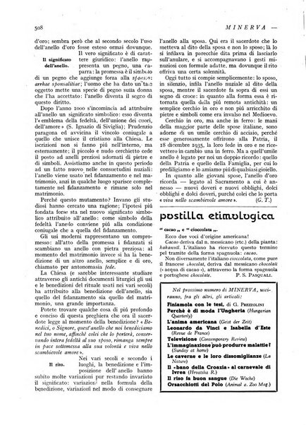 Minerva rassegna internazionale