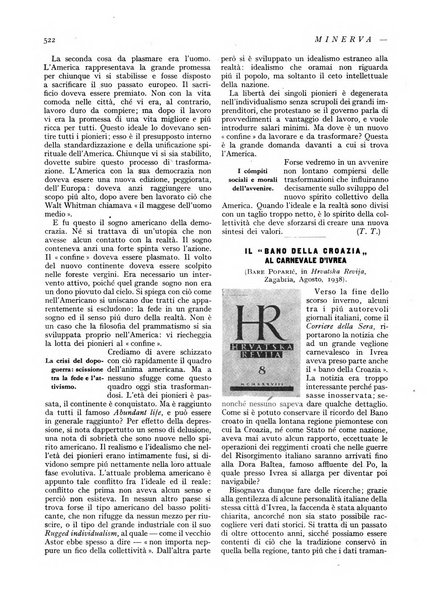 Minerva rassegna internazionale