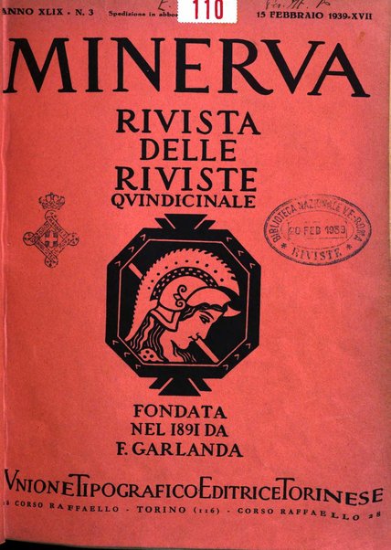 Minerva rassegna internazionale