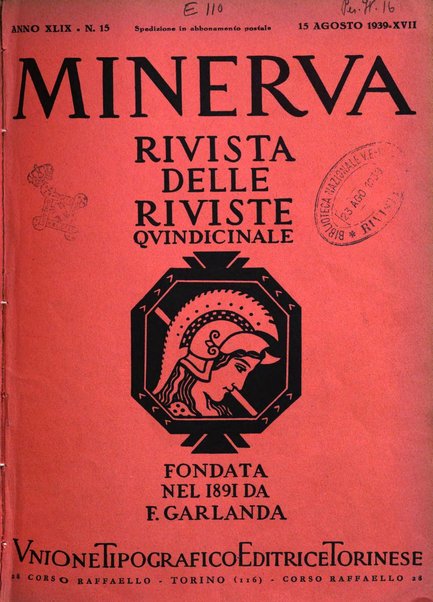 Minerva rassegna internazionale