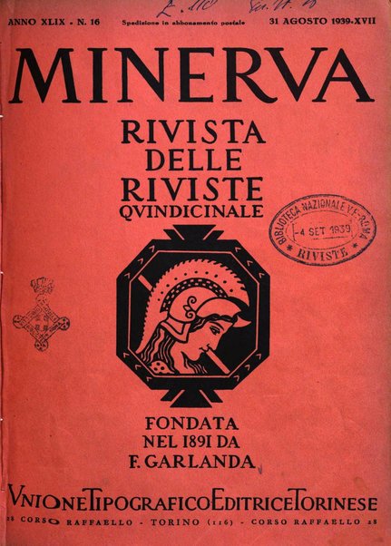 Minerva rassegna internazionale