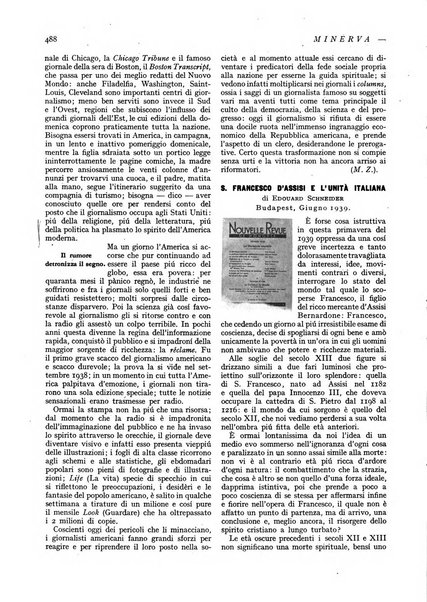 Minerva rassegna internazionale