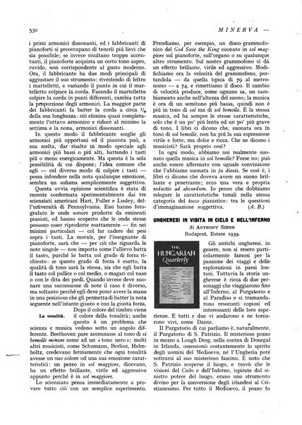 Minerva rassegna internazionale