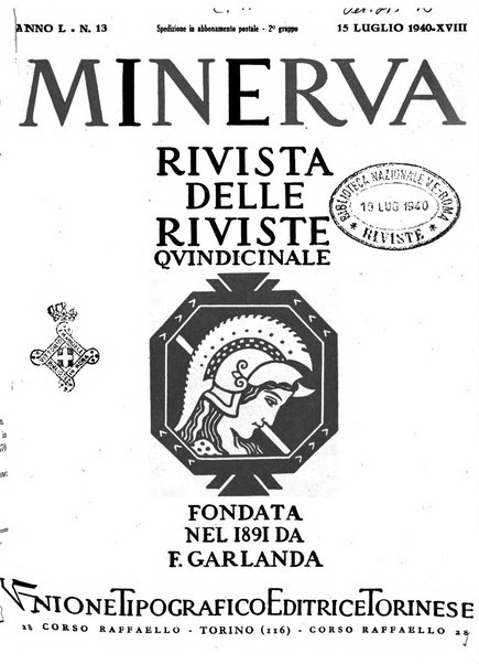 Minerva rassegna internazionale