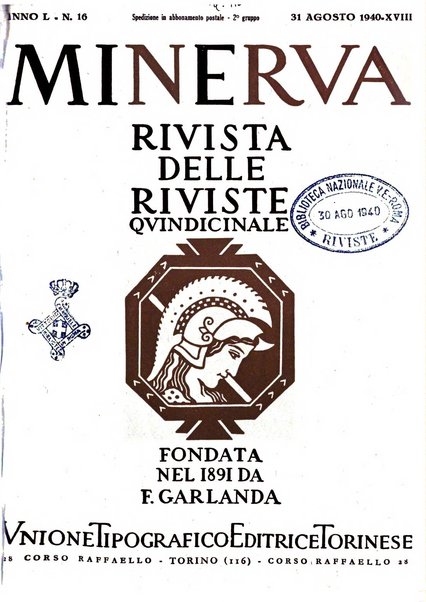 Minerva rassegna internazionale