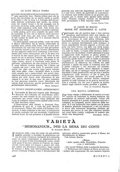 Minerva rassegna internazionale