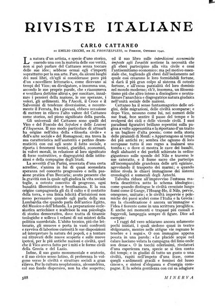 Minerva rassegna internazionale