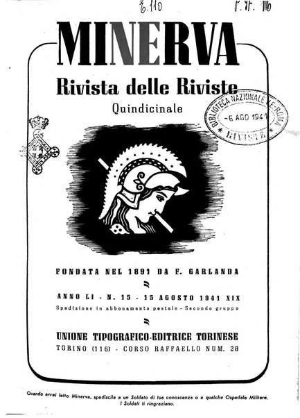 Minerva rassegna internazionale