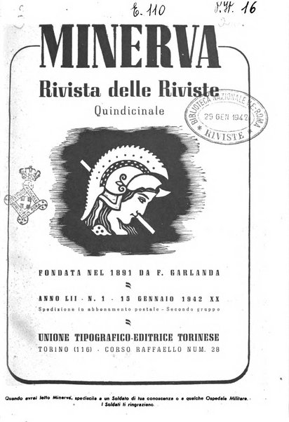 Minerva rassegna internazionale