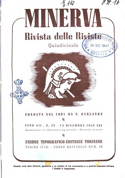 Minerva rassegna internazionale