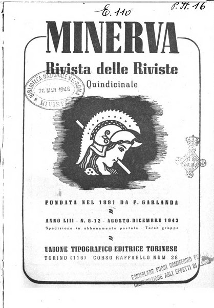 Minerva rassegna internazionale